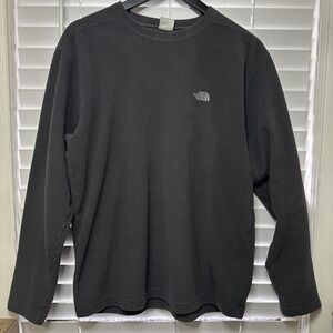 The North Face Sweatshirt Grey Pullover‎ Logo Long Sleeve Pit 2 Pit 23 Length 28